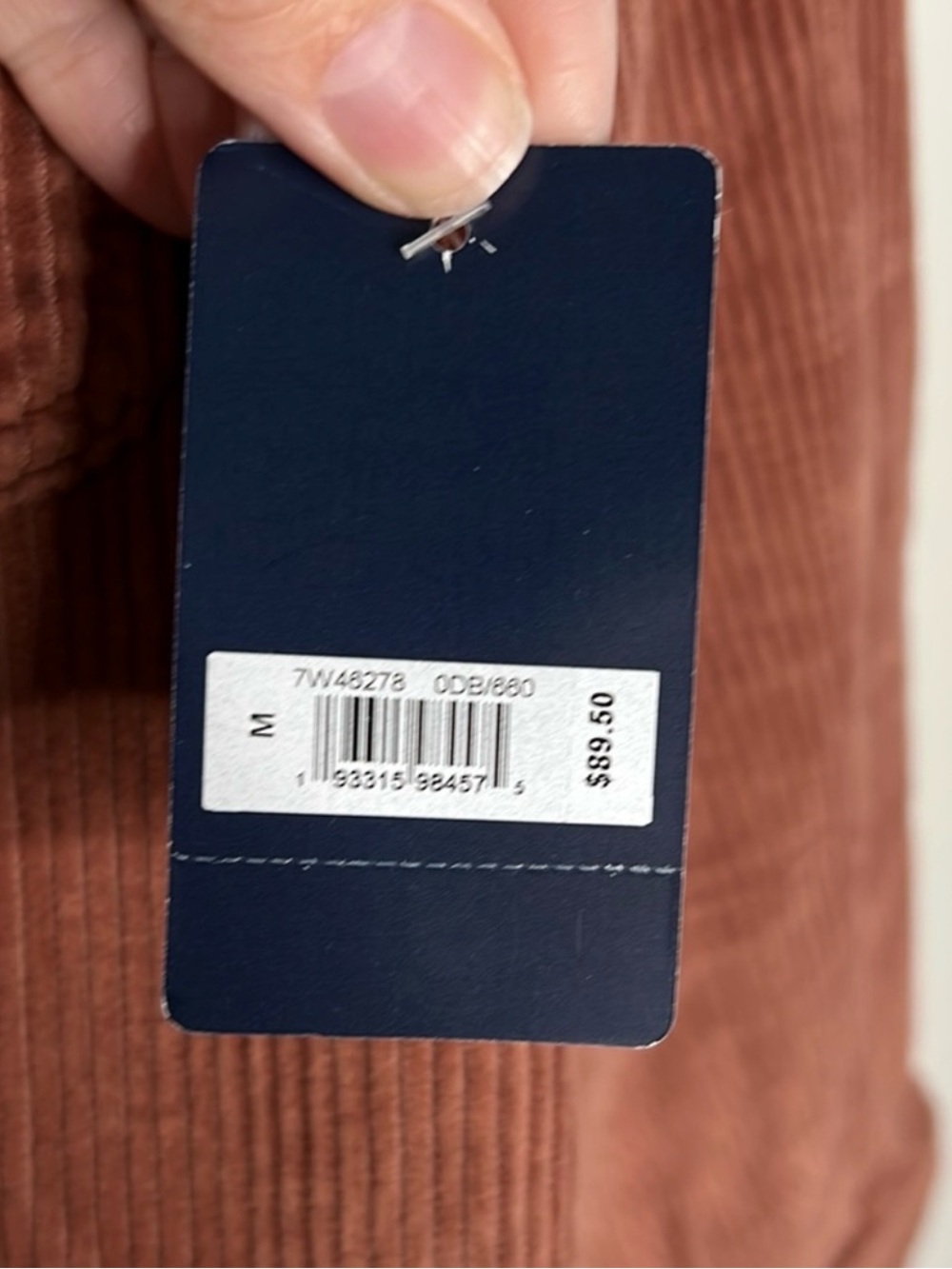 Lucky Brand NWT Corduroy Hoodie Jacket - Size M - Picture 9 of 9